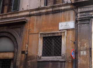 Улица Кошки в Риме